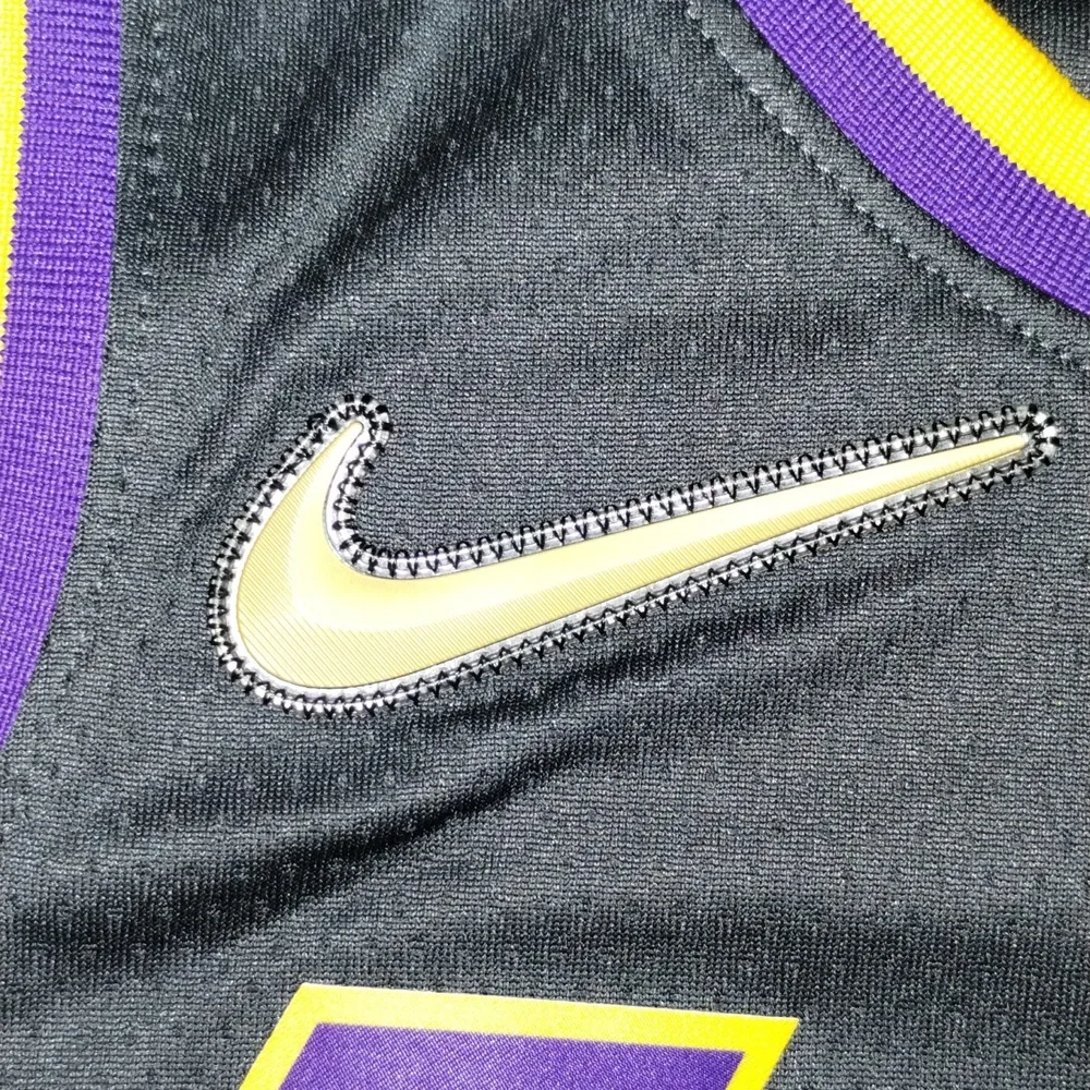 Nike NBA LA Lakers Lebron James (Swingman Earned Ed. Jersey-Men Sz 44-Med) NEW!! - Picture 7 of 7
